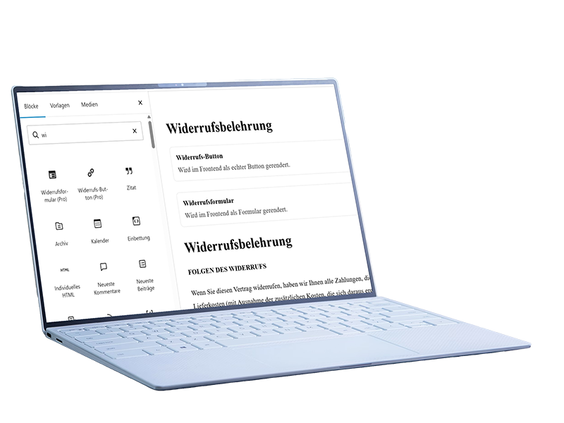 wb-pro-notebook-Einstellungen-Gutenberg-Widgets