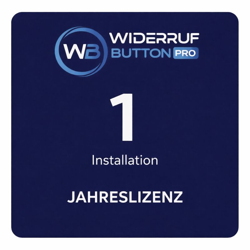 WB Widerrufbutton Pro - One Shop